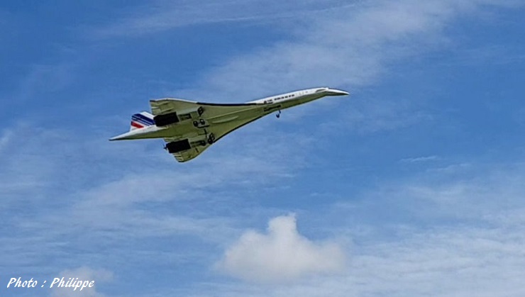 Maquette volante de Concorde Air France (échelle 1/24)