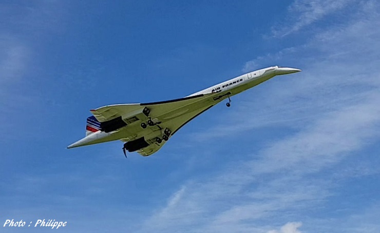 Maquette volante de Concorde Air France (échelle 1/24)