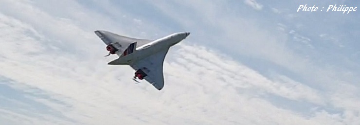 Maquette volante de Concorde Air France (échelle 1/24)