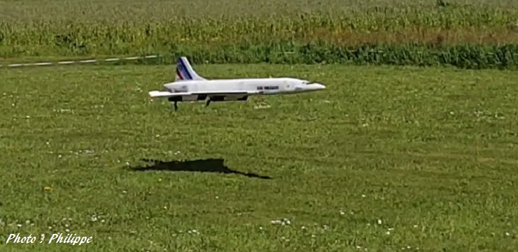 Maquette volante de Concorde Air France (échelle 1/24)