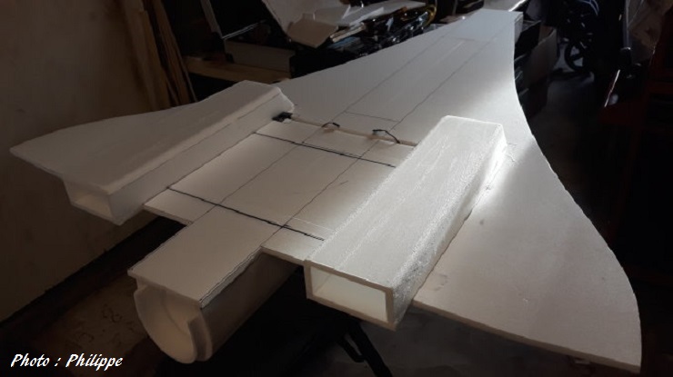 Maquette volante de Concorde Air France (échelle 1/24)