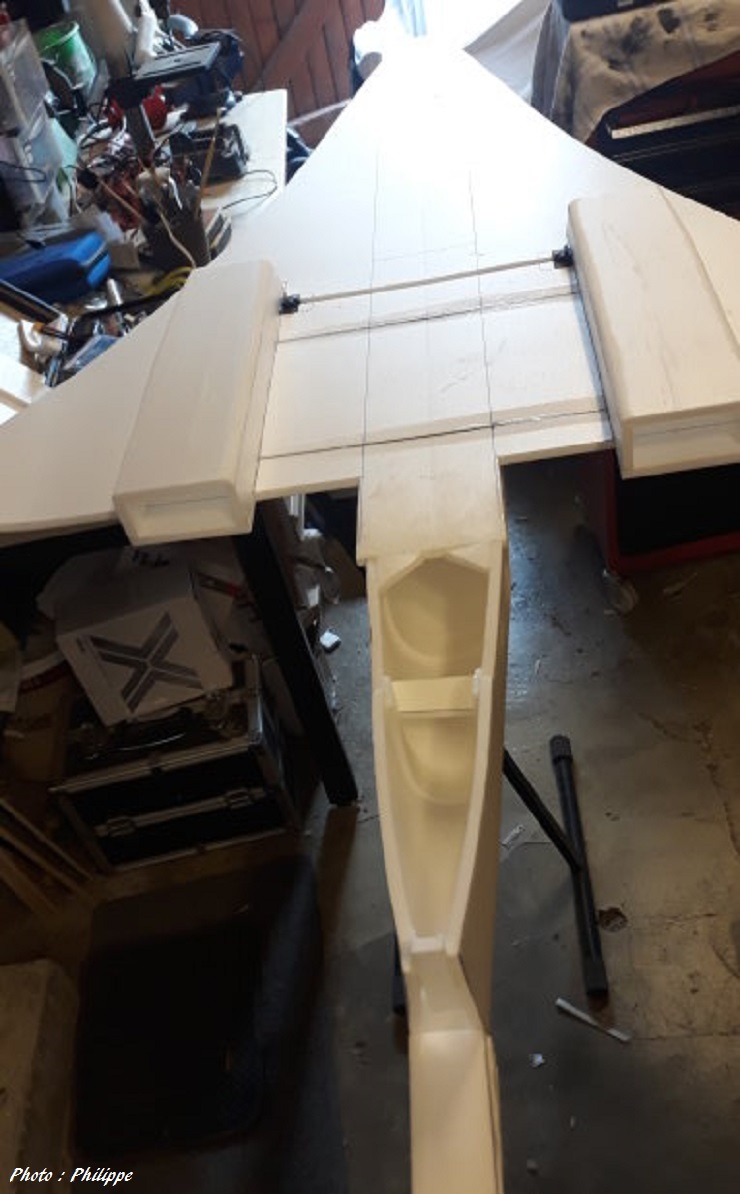 Maquette volante de Concorde Air France (échelle 1/24)