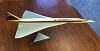 Concorde Continental Airlines 1966 (échelle 1/100)