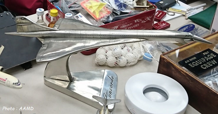 Maquette Concorde métal  