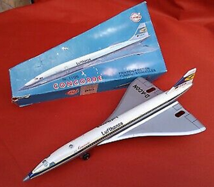 GAMA - Jouet en tôle AIR FRANCE (35 cm)