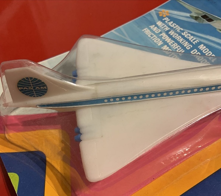 Jouet Concorde PAN AM à friction - PETREL