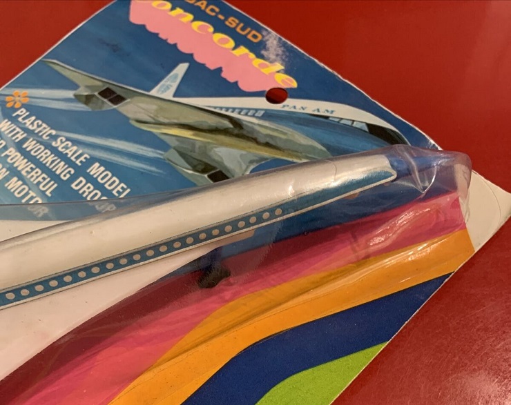 Jouet Concorde PAN AM à friction - PETREL