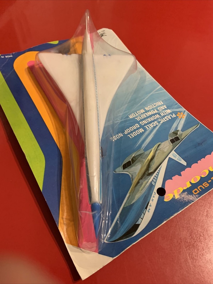 Jouet Concorde PAN AM à friction - PETREL
