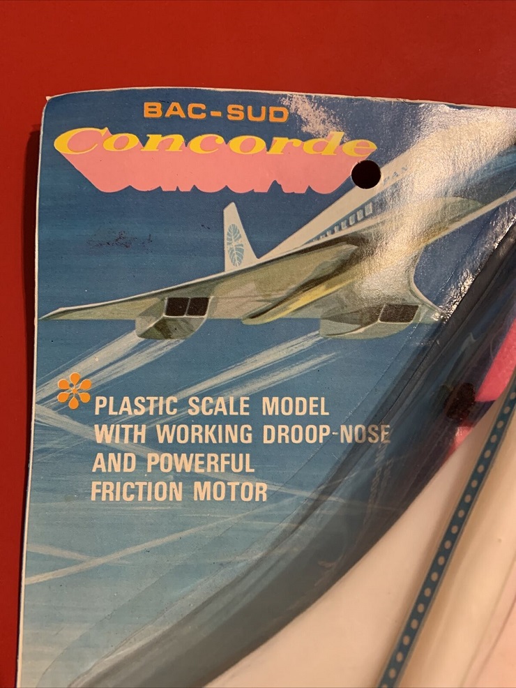 Jouet Concorde PAN AM à friction - PETREL