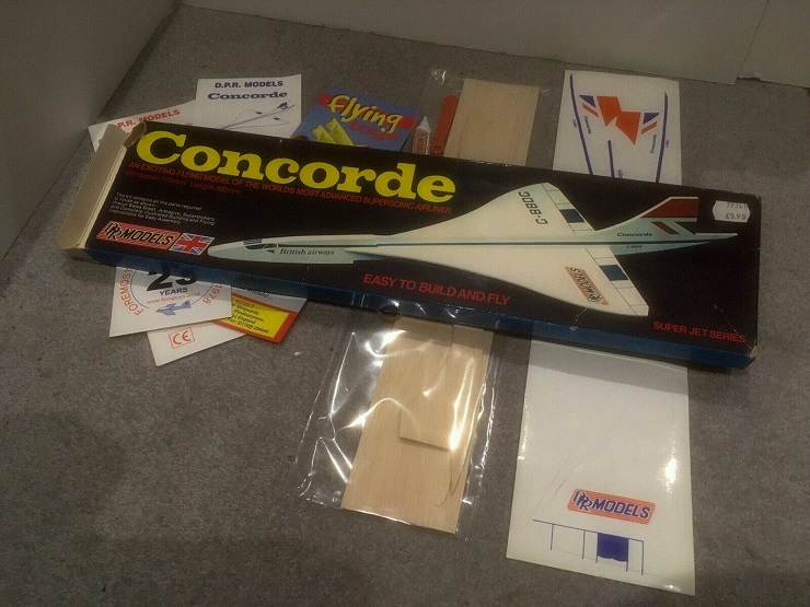 Jouet Concorde à lancer DPR Models 