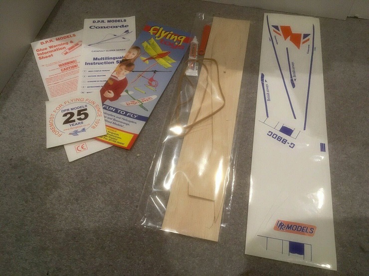 Jouet Concorde à lancer DPR Models 