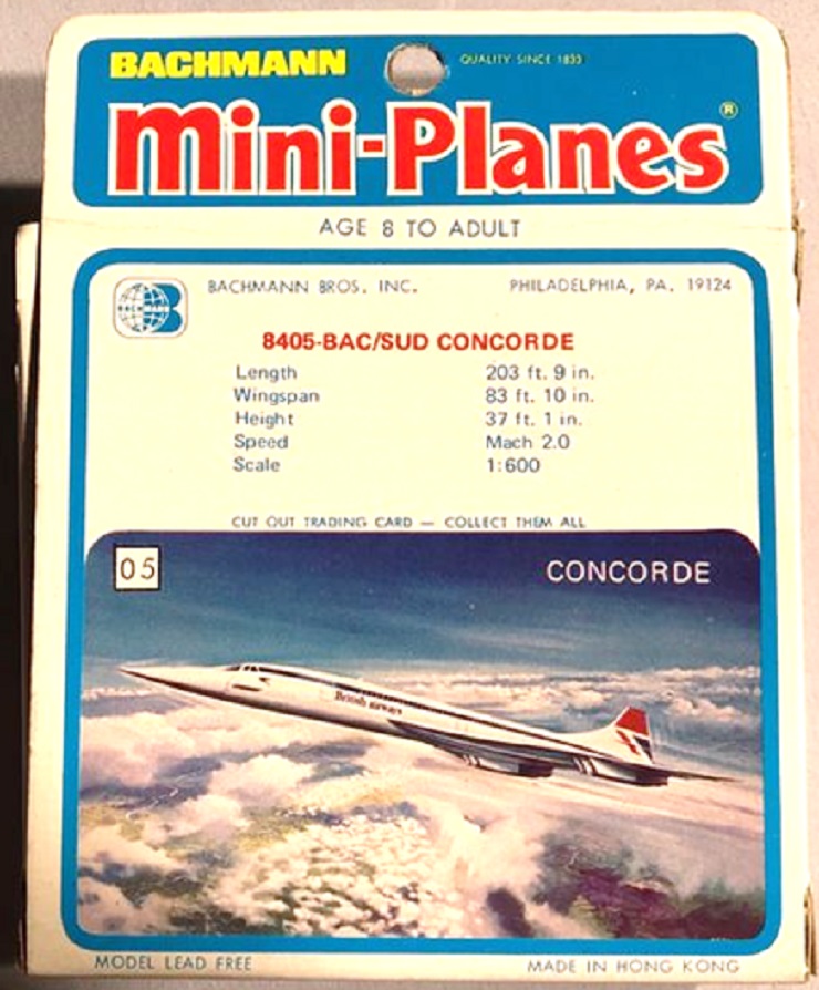 BACHMANN BROS - Mini-Planes Concorde