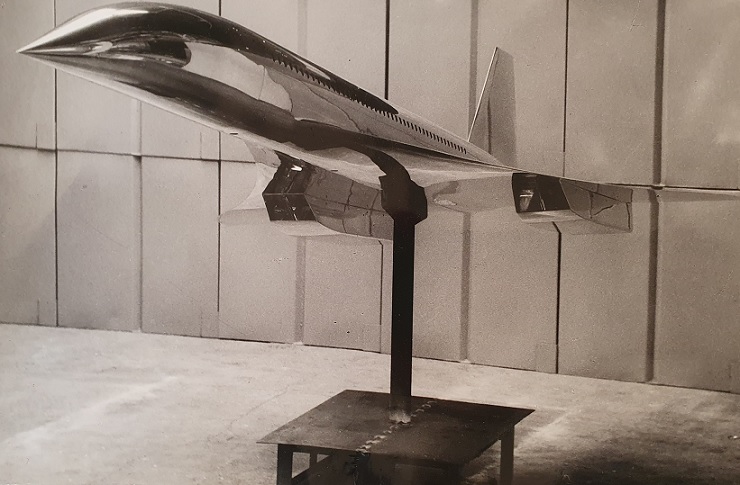 Maquette Concorde aluminium (1963)