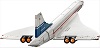 LEGO Jouet Concorde en plastique (105 cm)