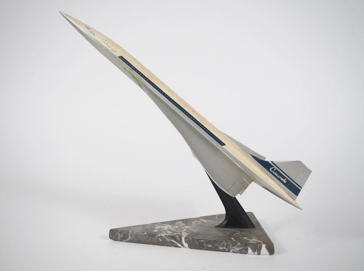 Maquette prototype FRADET Concorde en métal (Echelle 1/125)