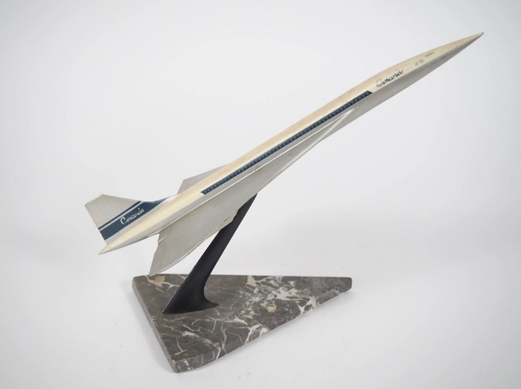 Maquette prototype FRADET Concorde en métal (Echelle 1/125)