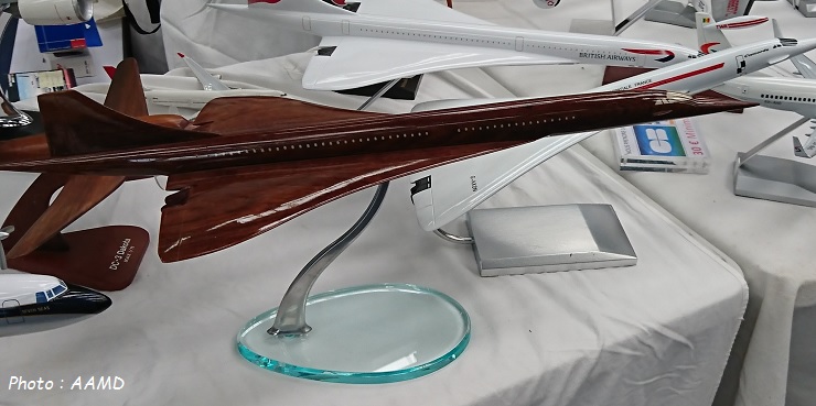 Maquette Concorde bois