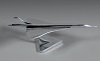 Maquette Concorde en aluminium
