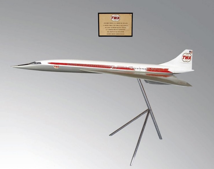 Maquette Concorde TWA