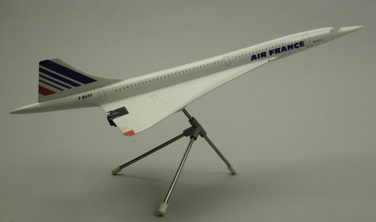 Maquette Concorde alu