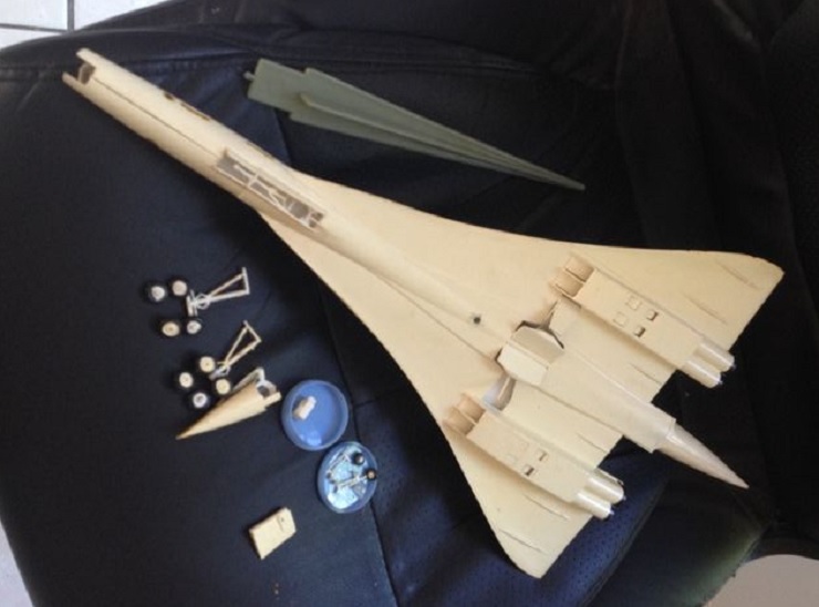Maquette Concorde Air France