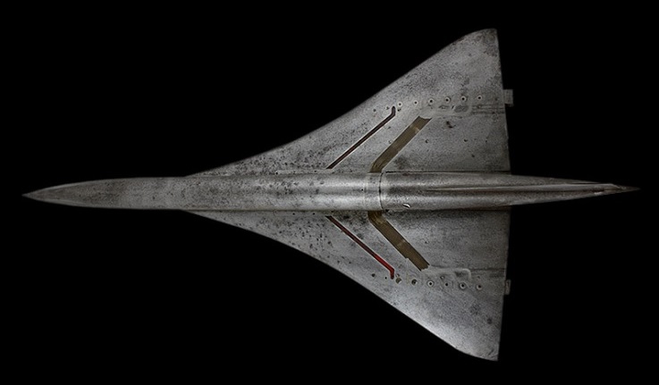 Maquette Concorde alu