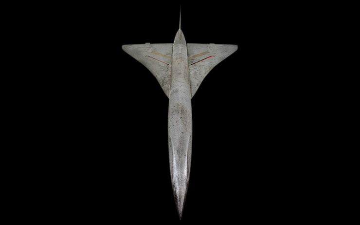 Maquette Concorde alu