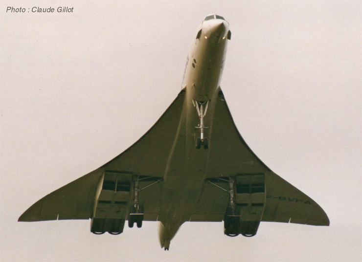 "L'atterrissage Concorde ... un grand moment !"