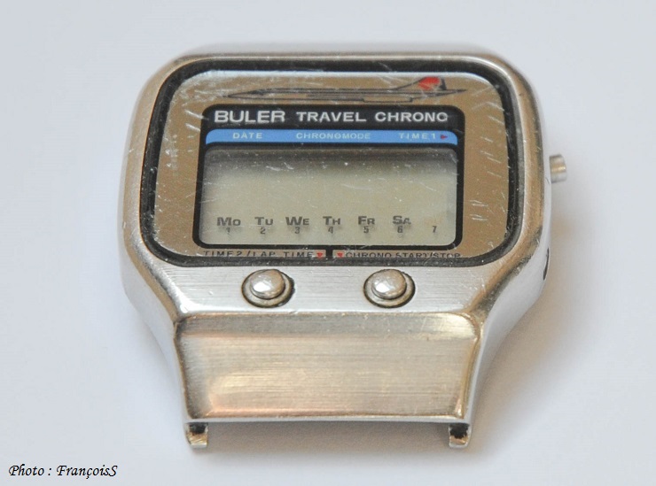 Montre "Concorde" Buler Travel Chrono V - Année 1970 - 