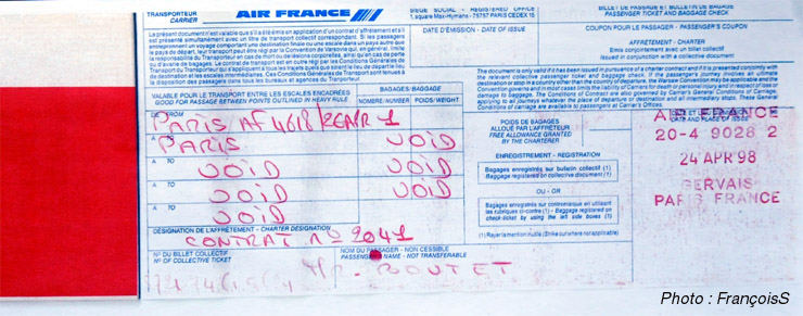 Billet Concorde