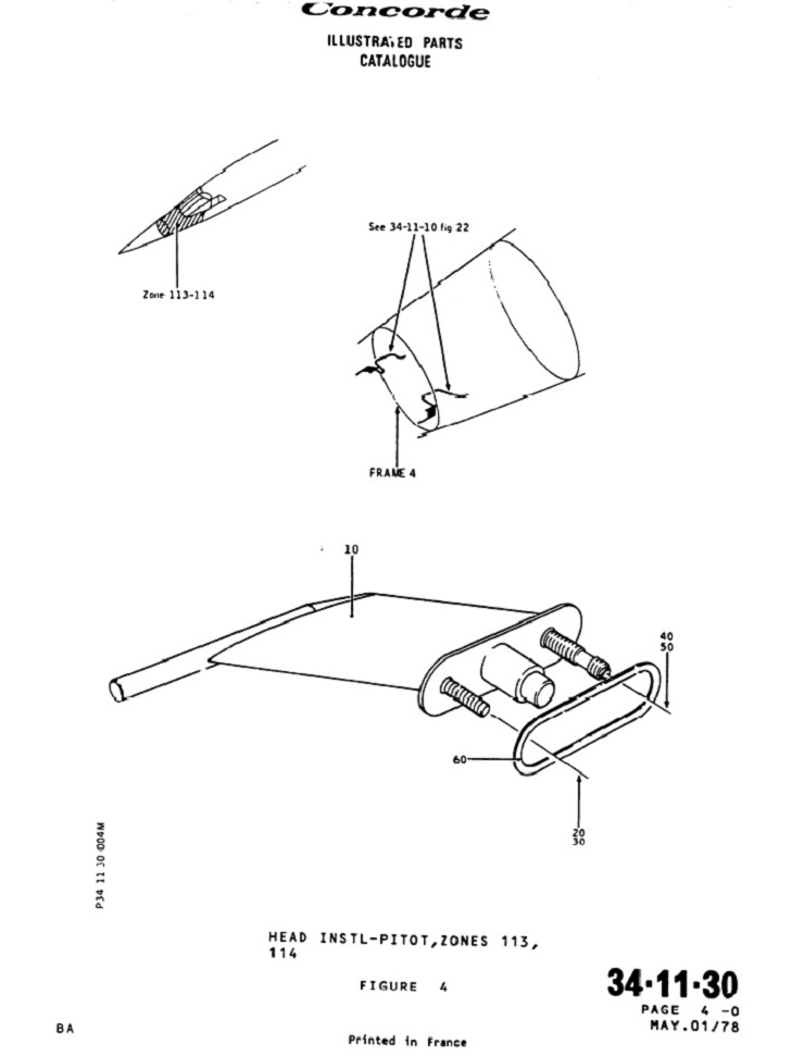 Pitot Concorde