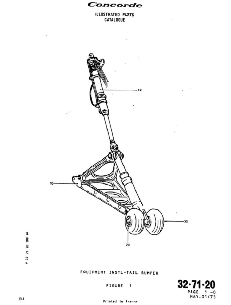 Trains : Pneu et jante du train arrière (Dunlop Tail Wheel)