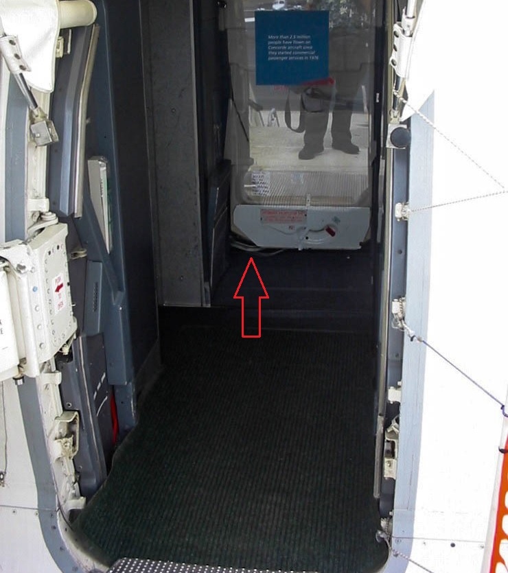 Fuselage : Charnière secondaire de porte