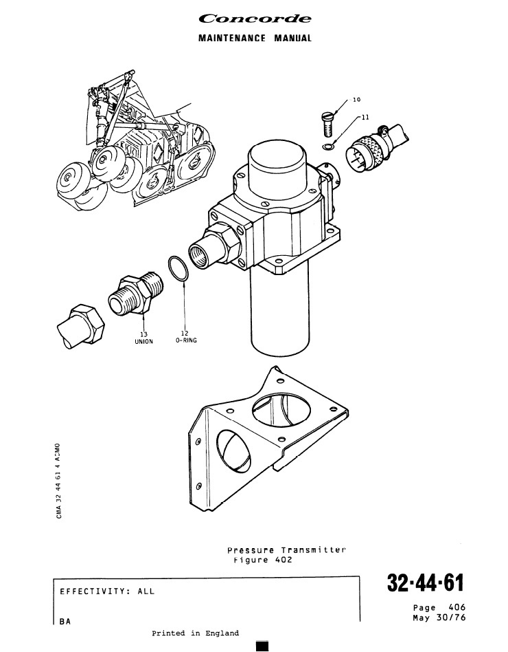 Trains : Transmetteur de pression hydraulique (Jaeger)