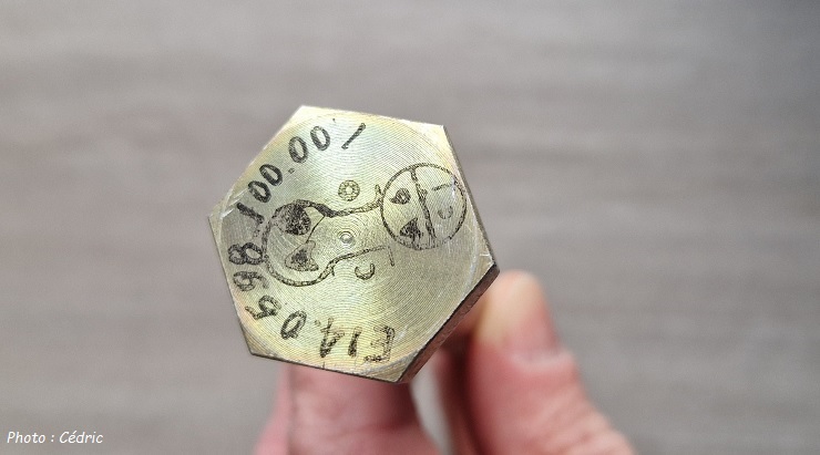 Aile : Boulon de ferrure
