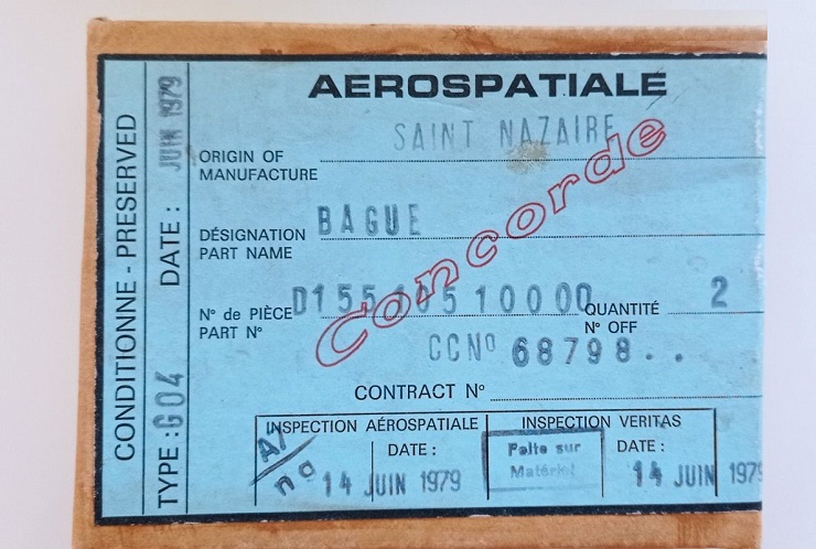 Aile : bagues sur biellette de renfort