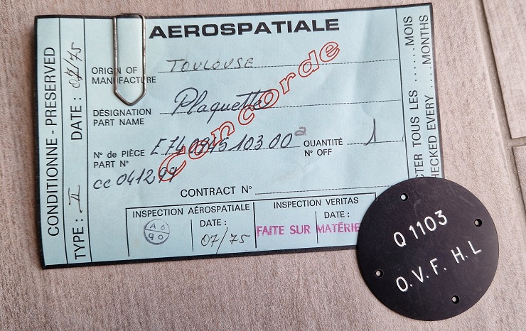 Réservoir : Plaque identification sonde réservoir 7