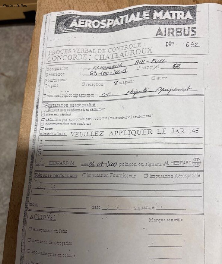 Nacelle : Echangeur Air/Carburant