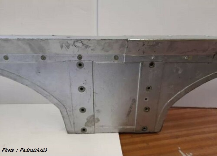 Déflecteur d'eau du train principal de Concorde