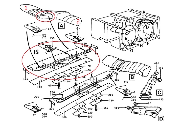 Bord d'attaque entrée conditionnement d'air (Air Conditioning Intake Leading Edge)
