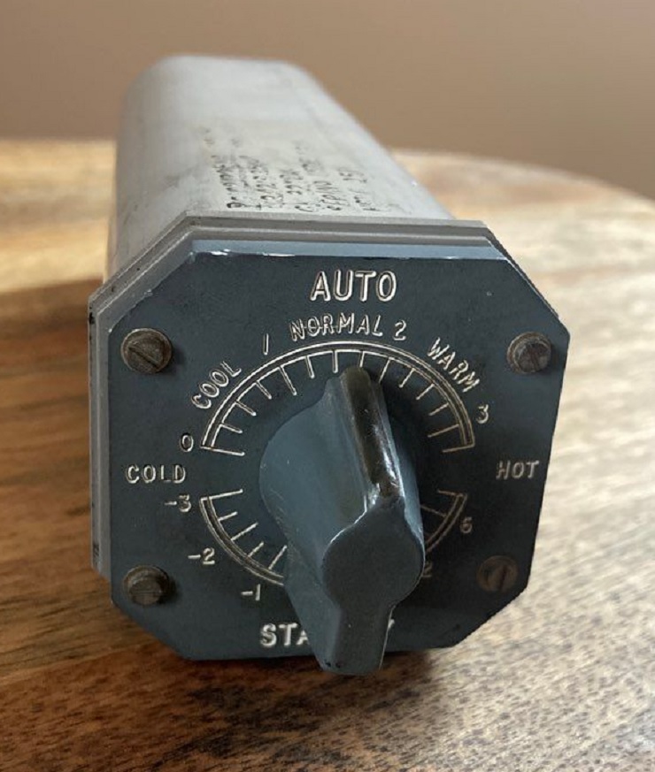 Cockpit : Sélecteur de température (Temperature selector)