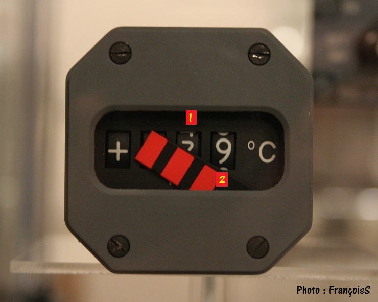Indicateur de température Concorde