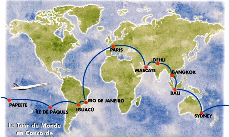 Tour du monde Concorde