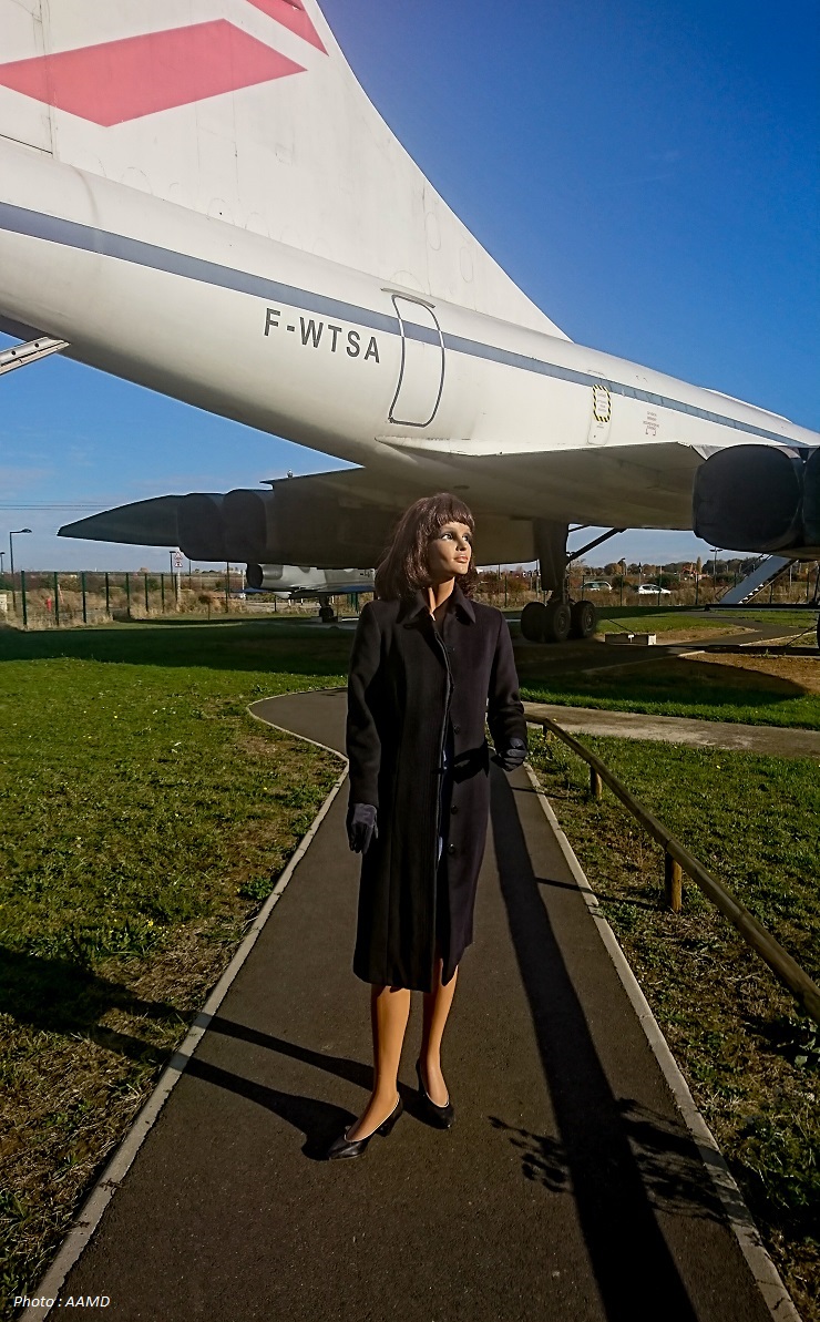 Mannequin Hôtesse de l'Air Concorde
