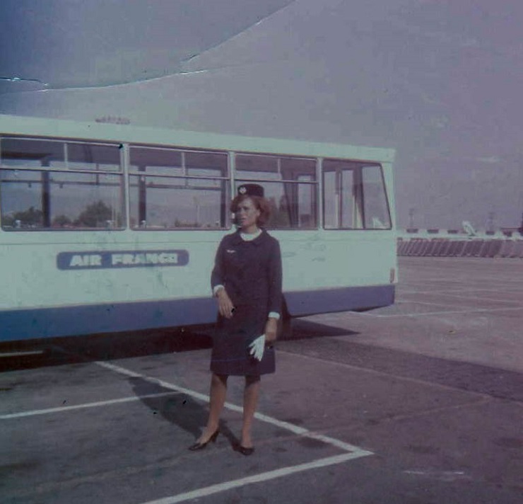 Hôtesse de l'Air de la Compagnie AIR FRANCE (Année 1969)