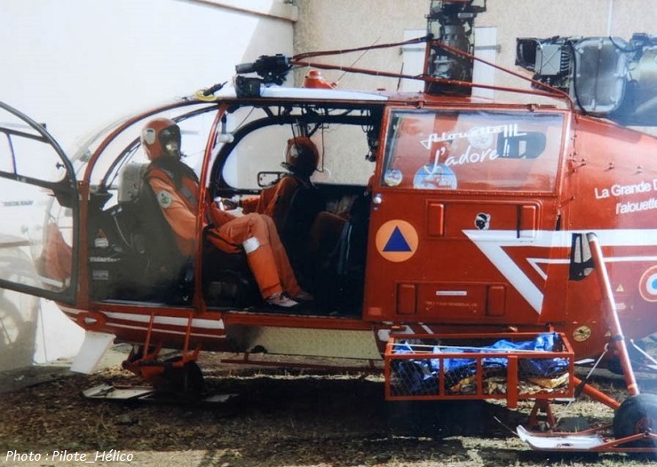 Page N°222 : Equipage Alouette III - Sécurité Civile (1990)