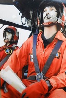 Equipage Alouette III - Sécurité Civile (Année 1990)
