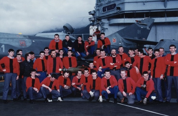 Tenue "BOUM" sur porte-avions (année 1996)