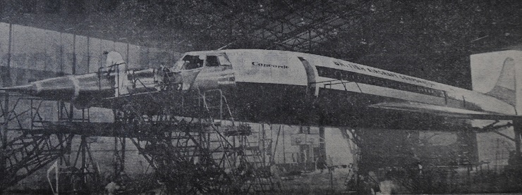 Maquette Concorde 1967