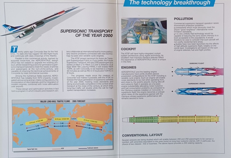 Maquette AEROSPATIALE ATSF (1/175)